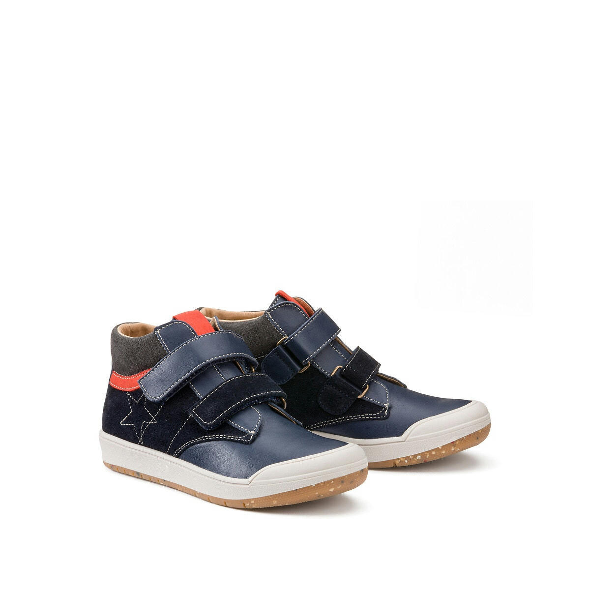 Baskets hautes en cuir