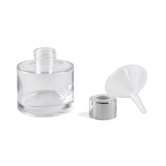 Clear Round Diffuser Glass Jar 7.5cm