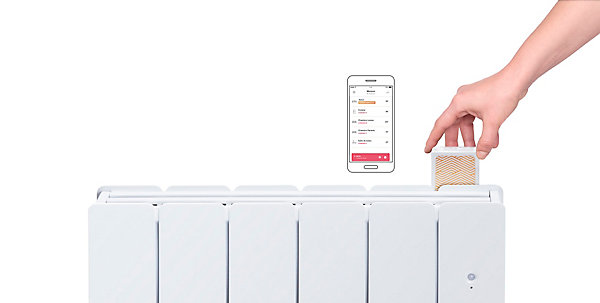 Cassette intuitive/Boîtier de contrôle pour radiateur électrique - blanc - Noirot