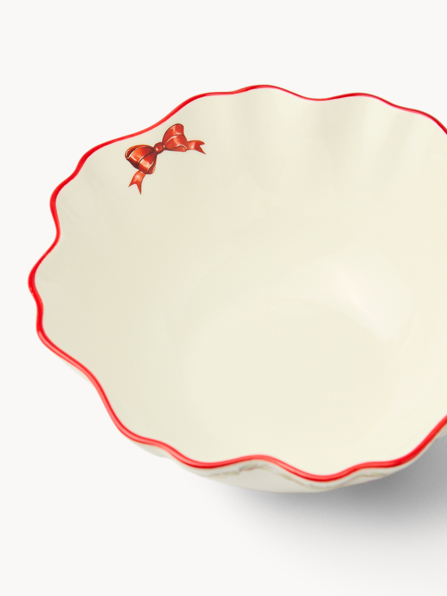 Coppa in porcellana Natale vintage