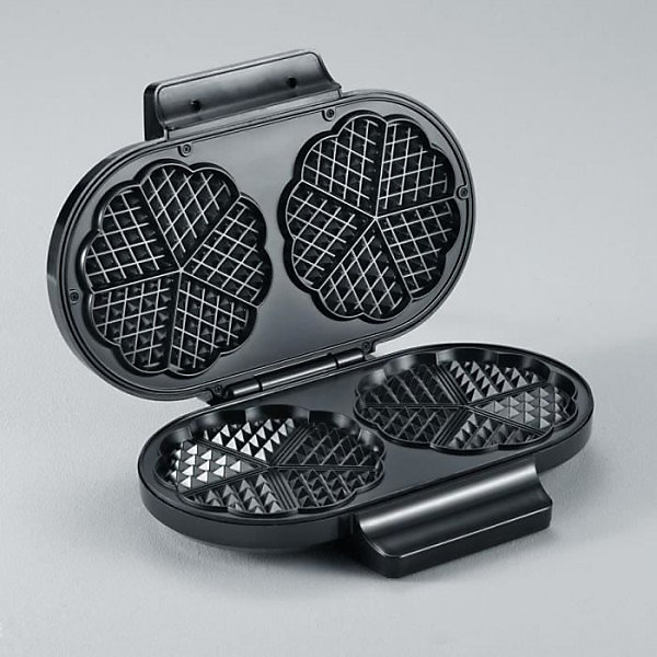 Machine a Gaufre - Gaufrier ElectriqueSEVERIN - WA2106 - Plaques forme coeur - Revetement anti-adhésif - 1200W