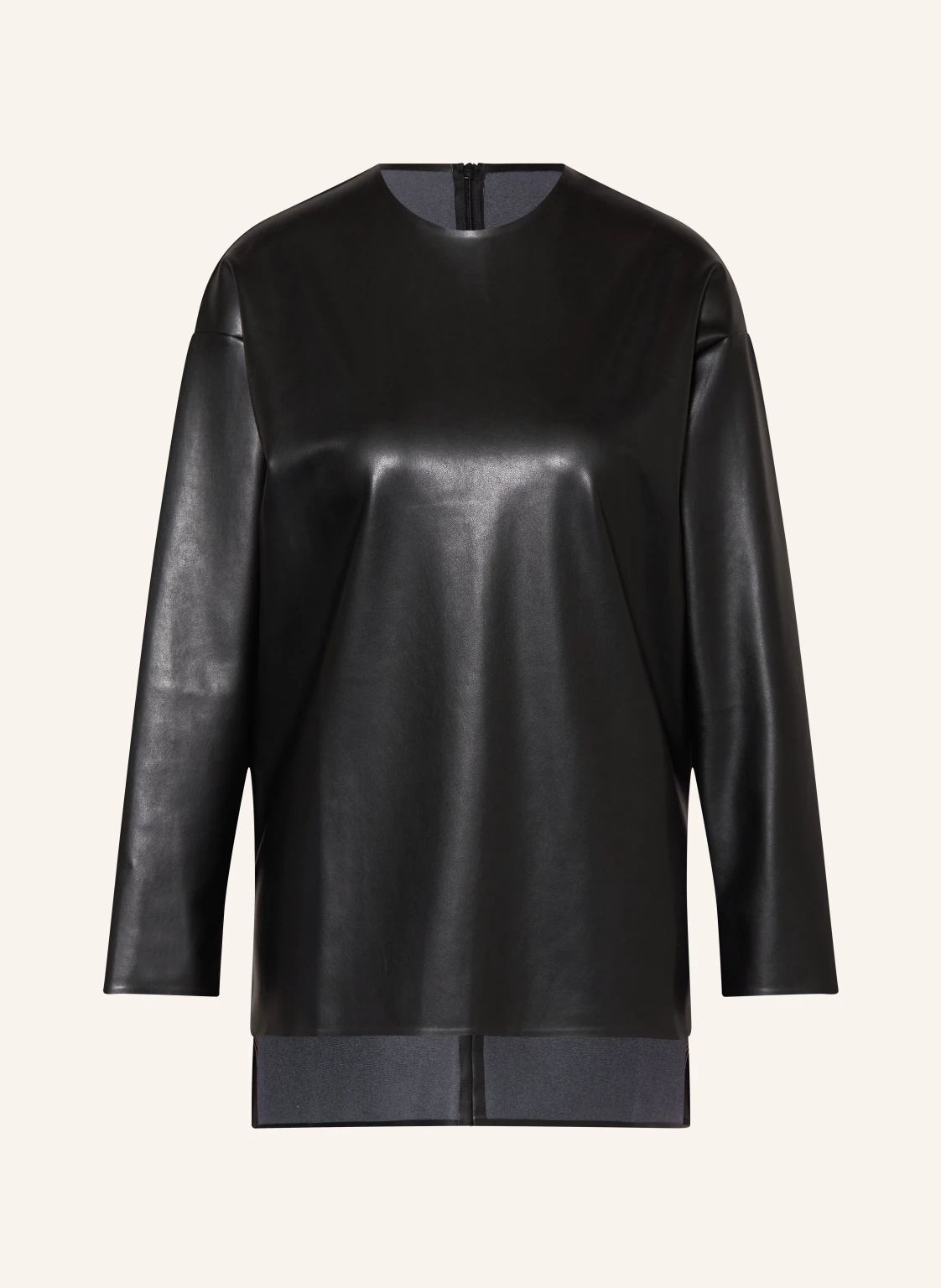 Wolford Shirt in Lederoptik mit 3/4-Arm