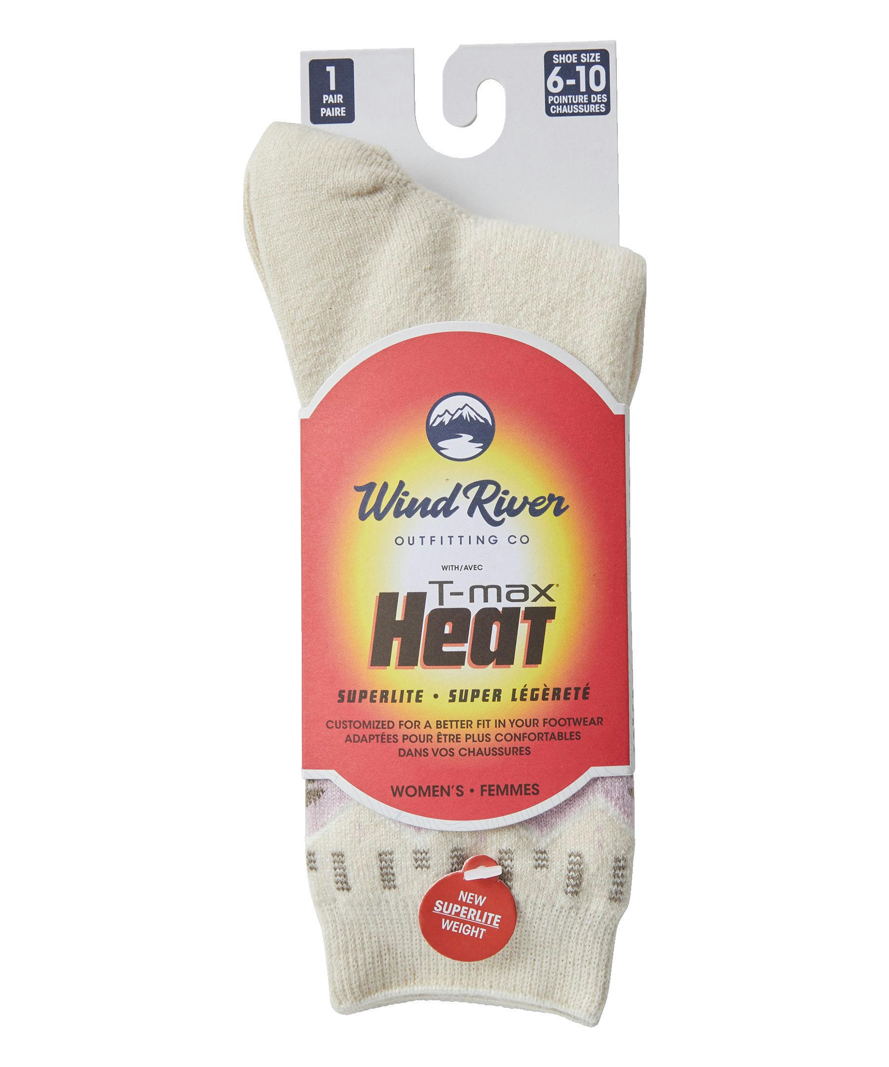 WindRiver Women's T-Max Lite Crew Boot Socks