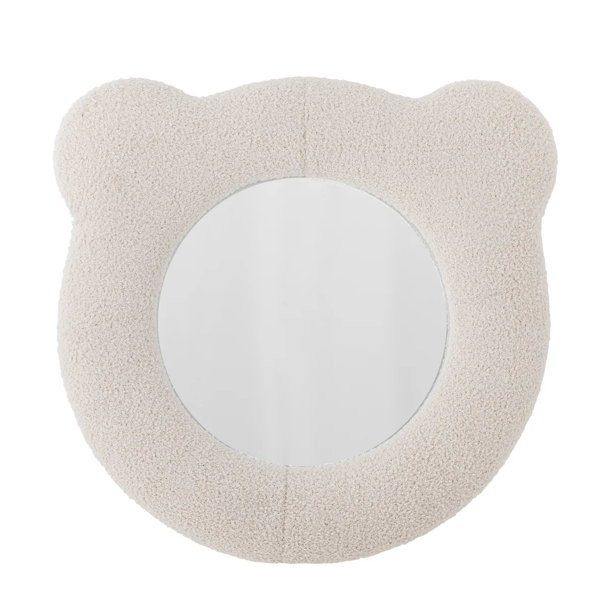 Bloomingville Mini - Baily Wand-Spiegel, Ø 33 cm weiß