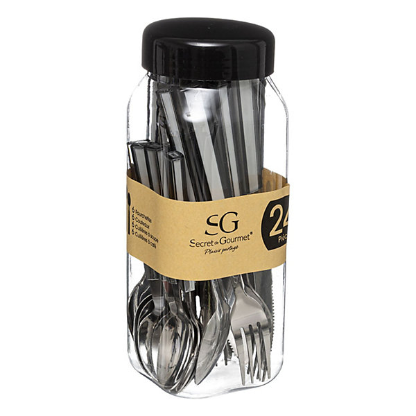 Lot de 2 Ménagères Tamaris - 48 couverts - Inox