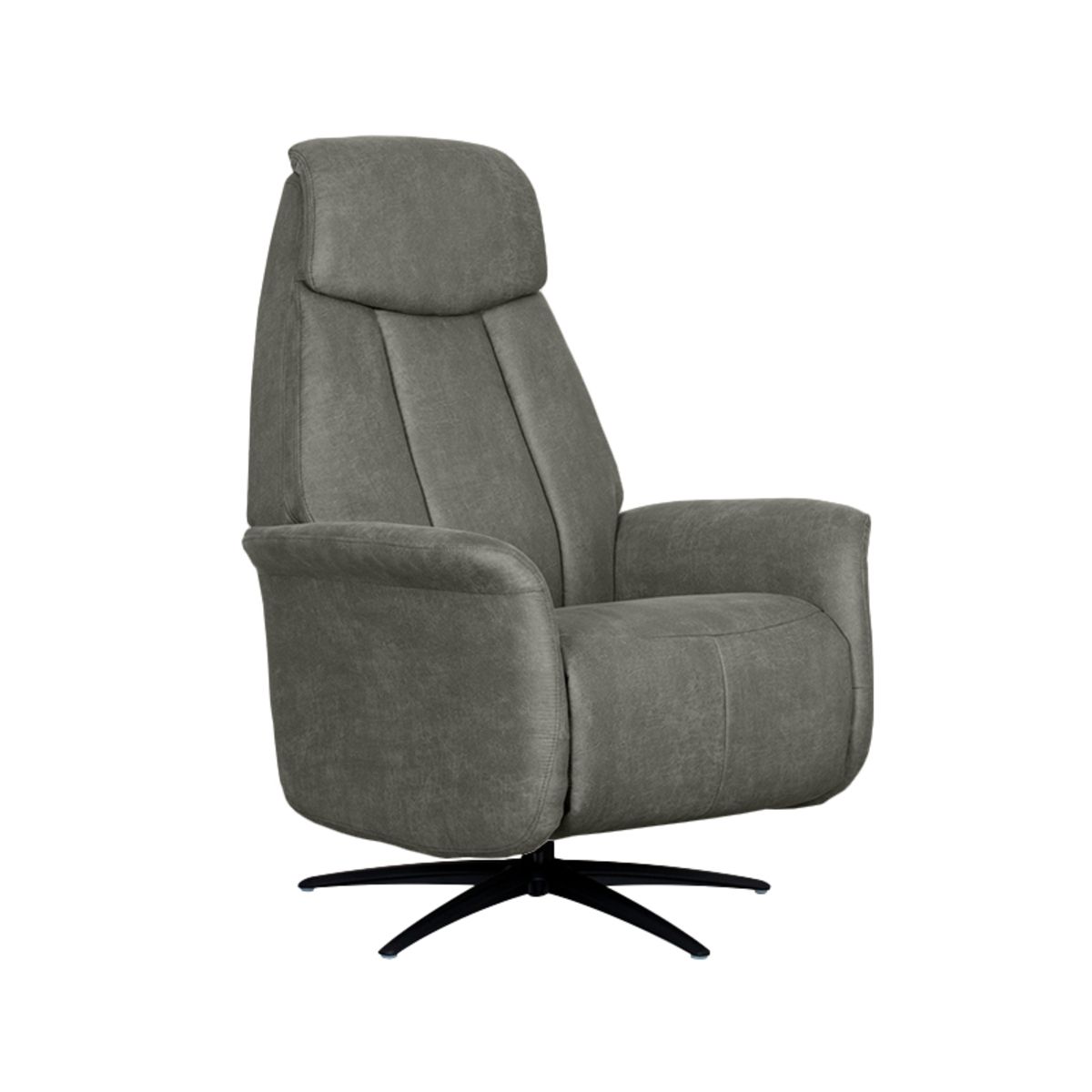 LABEL51 Fauteuil Oslo Elektrisch - Taupe Stof - Draaibaar