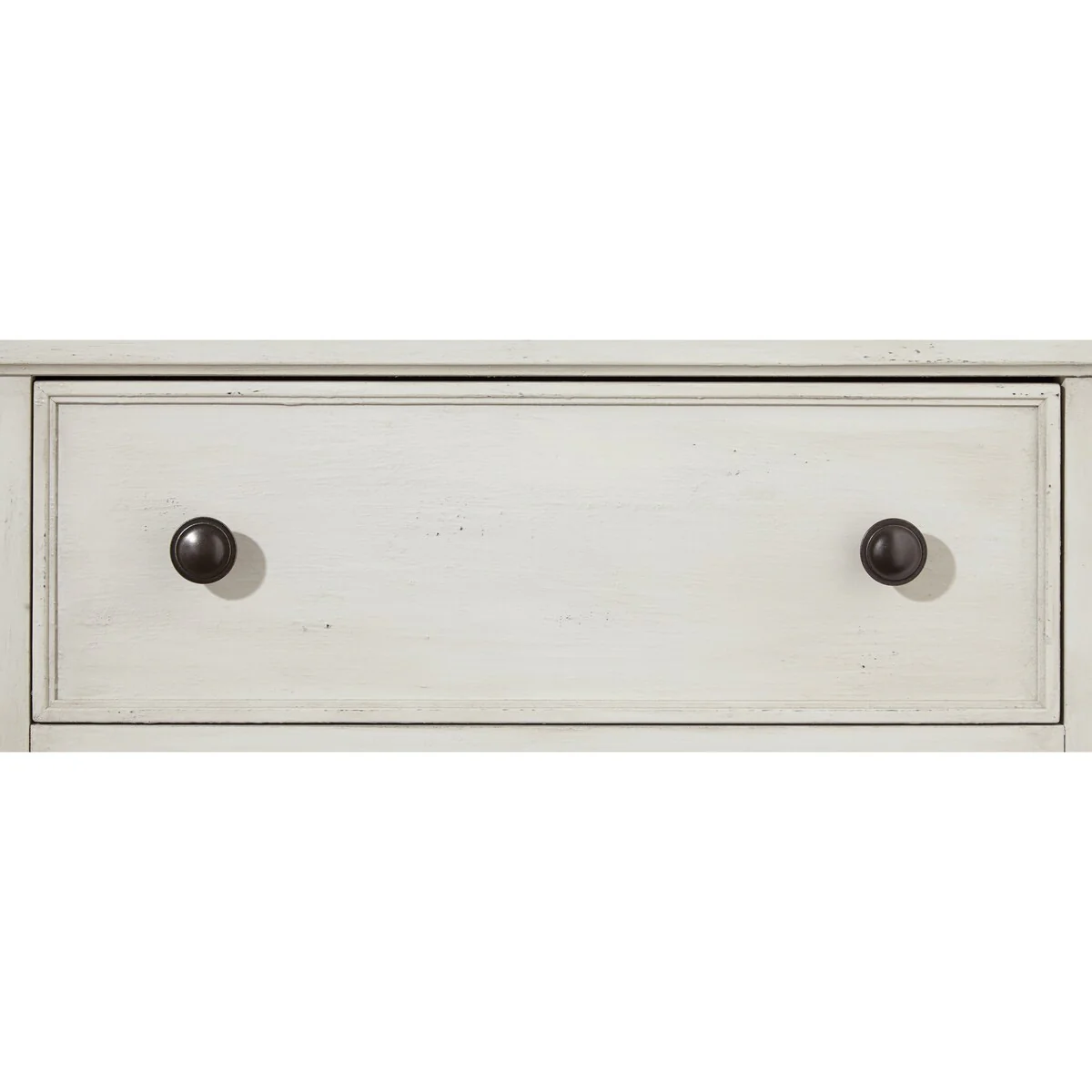 Brookhaven Youth Six Drawer Dresser in Vintage Linen and Rustic Dark Elm Finish Wood