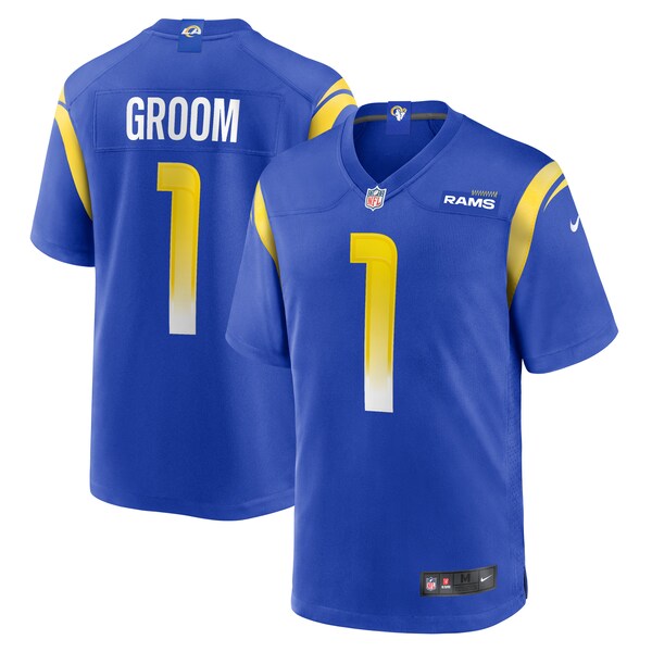 Number 1 Groom Los Angeles Rams Nike Game Jersey - Royal