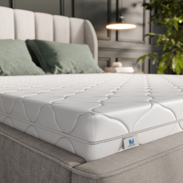 Materac piankowy 180x200 H3 SUPER LUNA komfortowy, antyalergiczny 12 cm
