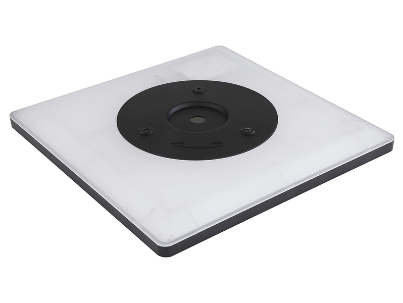 Plafon Sapana LED akrylowy 42 cm biało-czarny