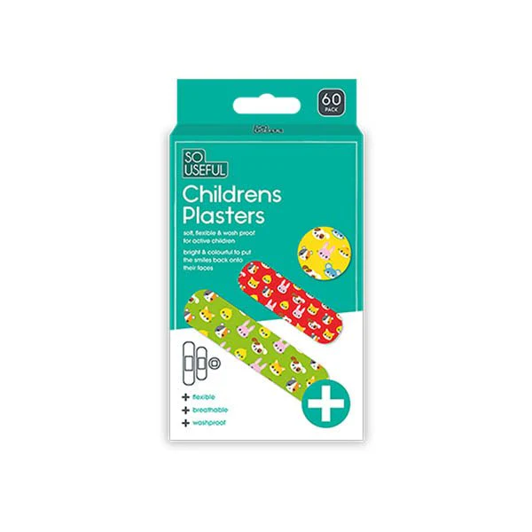 So Useful Childrens Plasters 60 Pack