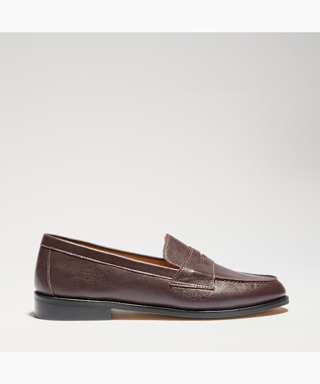 Ginelli Burgundy - Penny Loafer