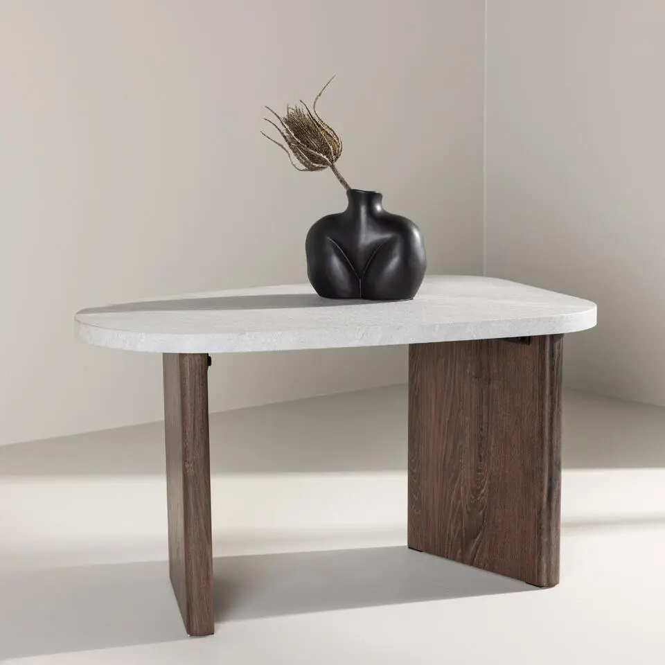 Salontafel Betonlook 70x45cm - Scandinavisch - Tafel Gr&ouml;nvik