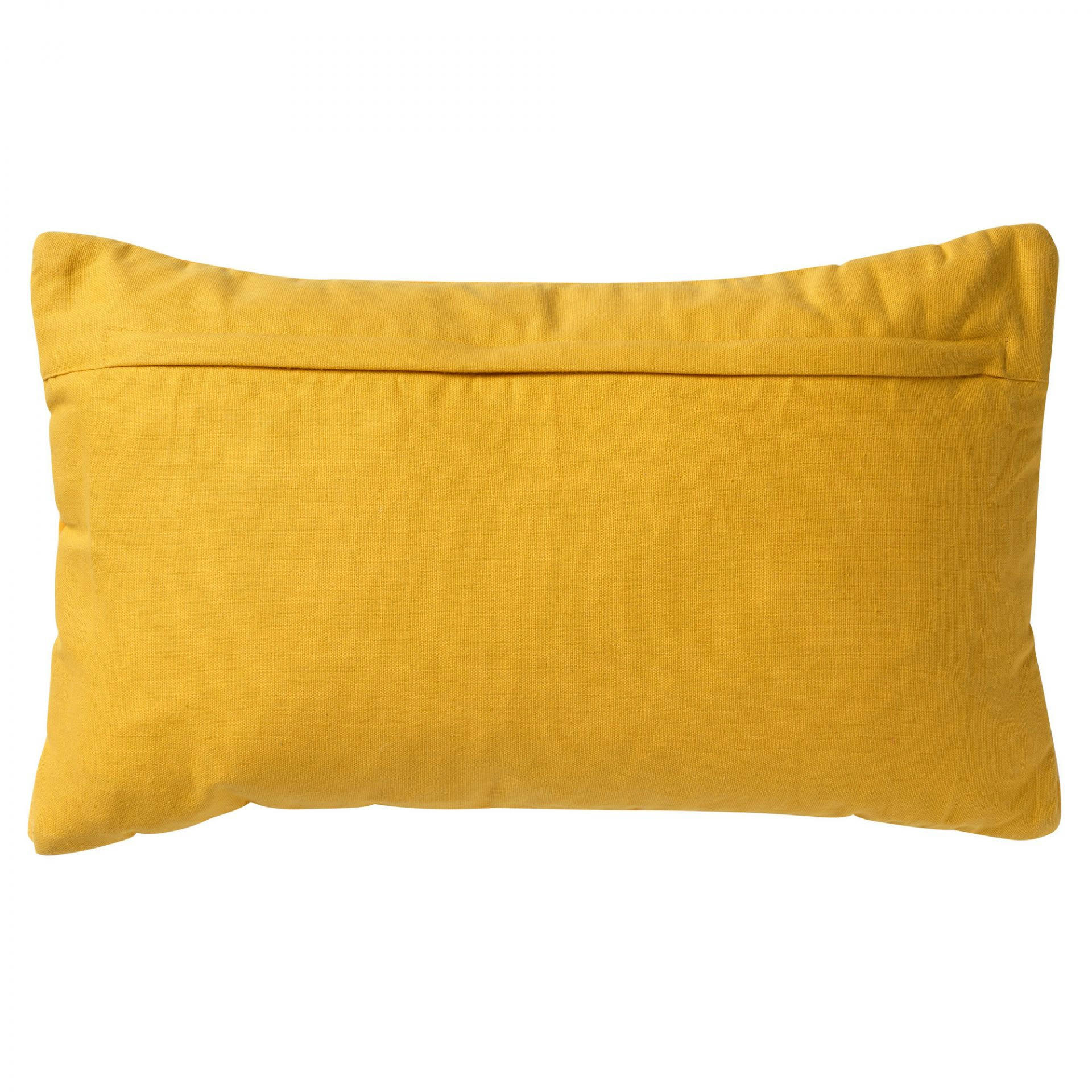 FEMM - Coussin - jaune en velours 30x50 cm uni