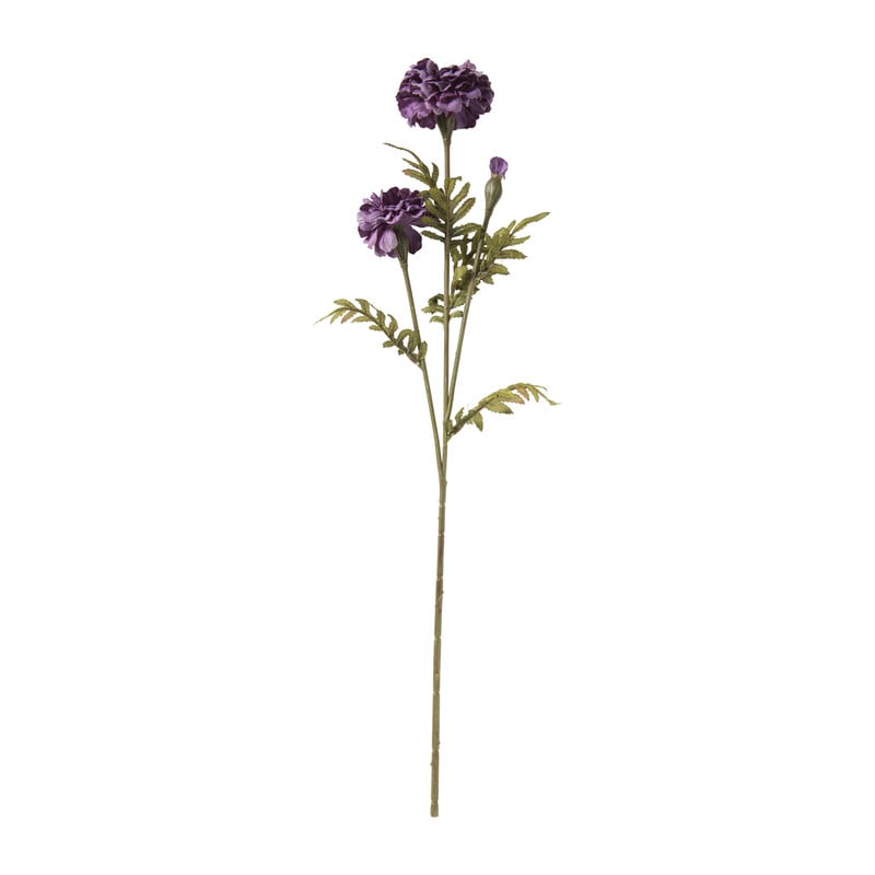 Kunstbloem hortensia - paars - 62 cm