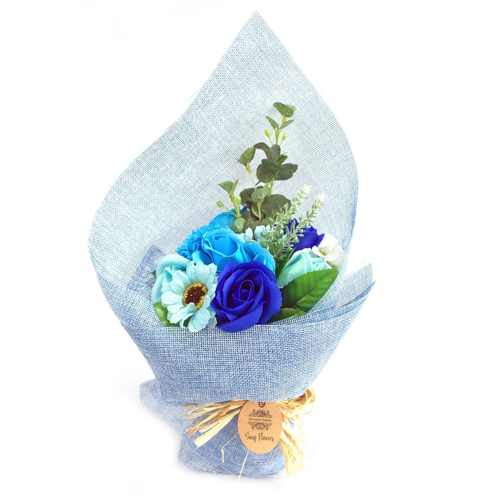 Serenityy Serenityy Blue Soap Flower Bouquet - Standing Soap Rose Gift Set