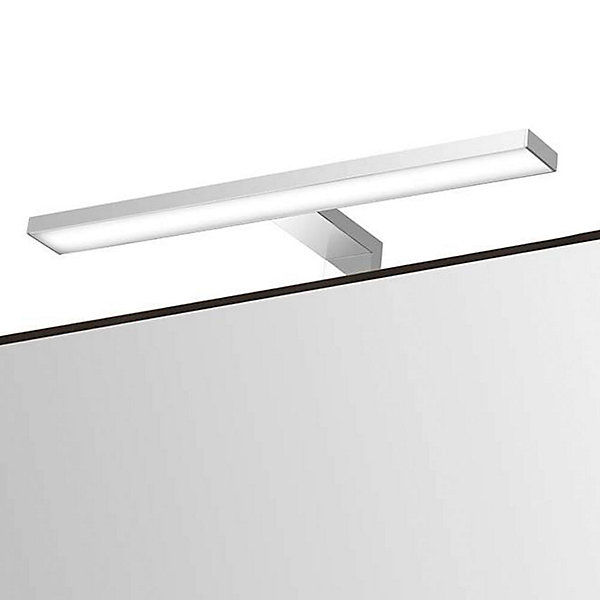 Applique LED URBAN 10W, 45 cm, finition chrome brillant, 4000 K, en ABS Kibath