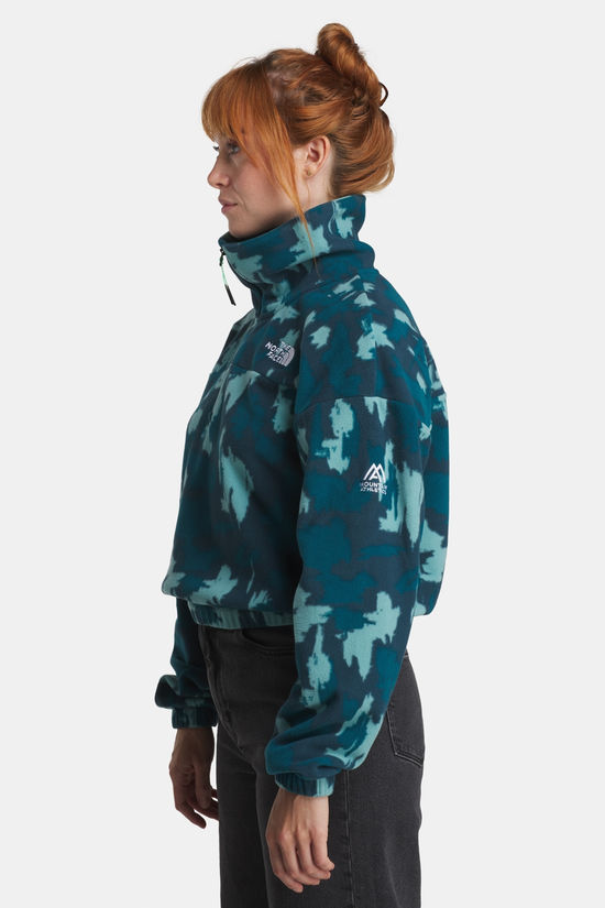 The North Face Mountain Athletics 1/4 Zip-Print Fleecetrui Dames