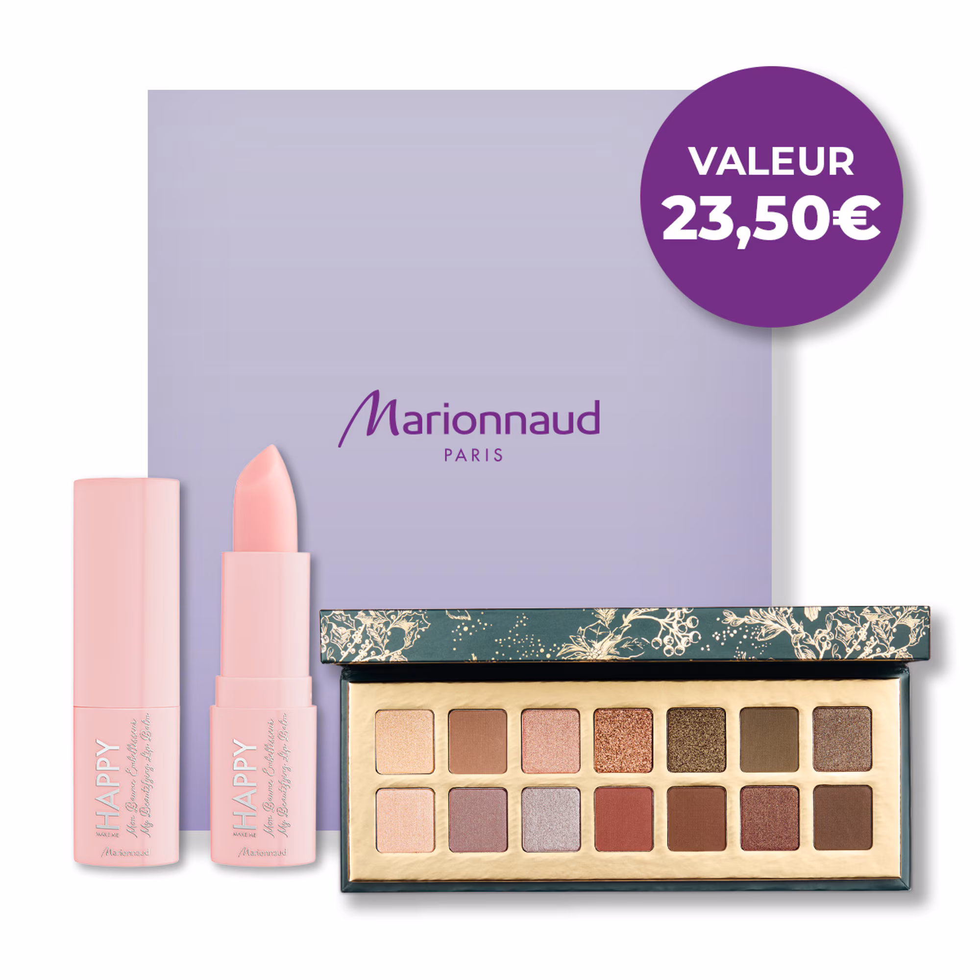 LES IDÉES CADEAUXPochette maquillage yeux et lèvres - petite