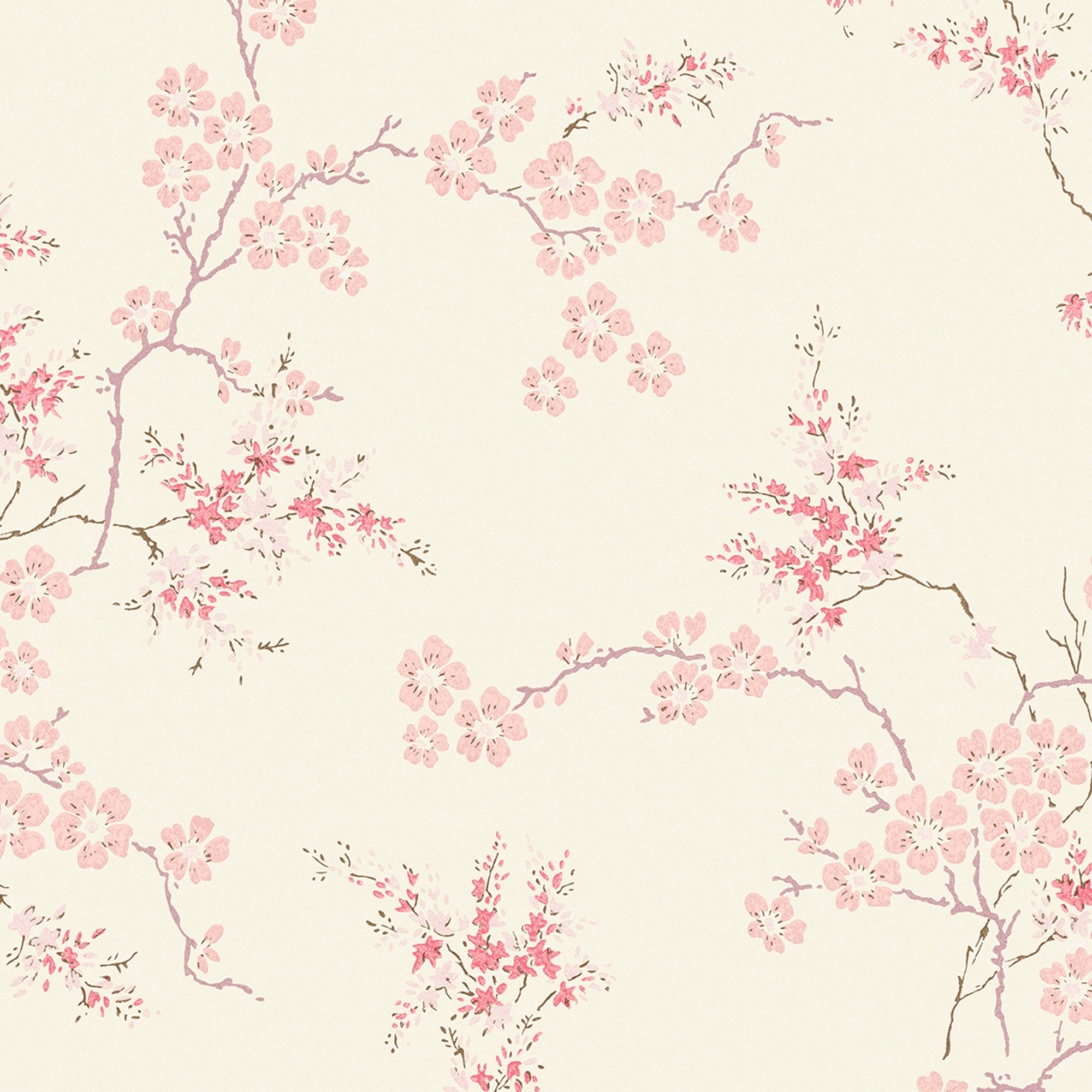 Laura Ashley Vliesbehang - Oriental Blossom Blush - 10mx52cm
