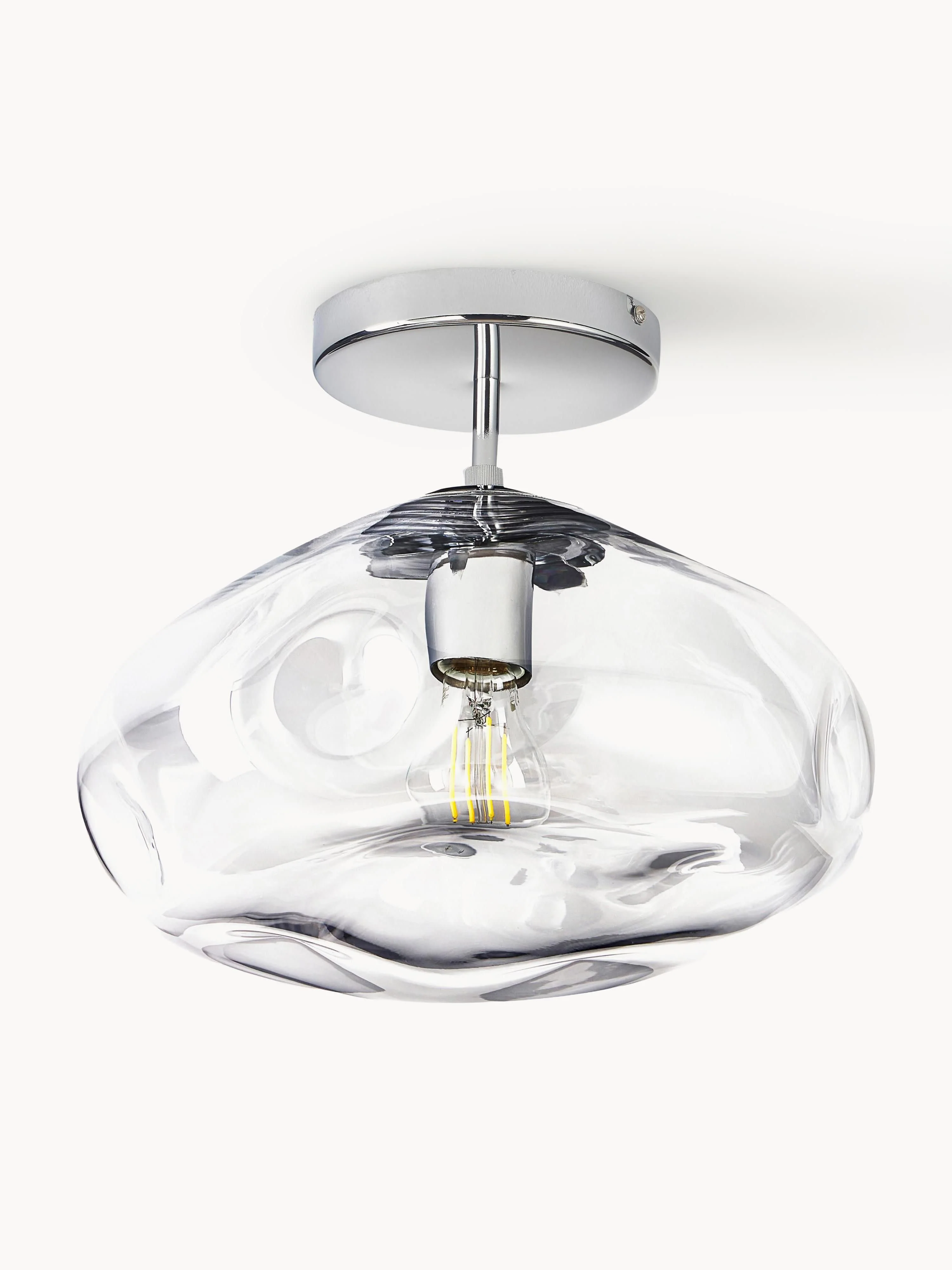Deckenleuchte Amora aus Glas