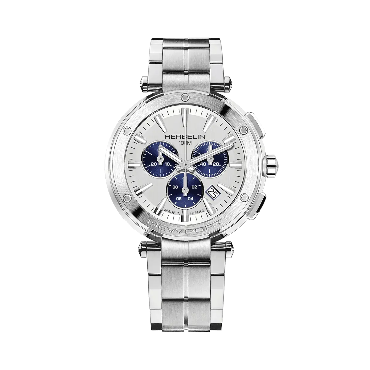 NEWPORT – CHRONOGRAPHE QUARTZ – ACIER