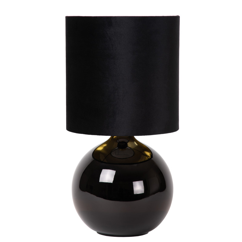 Lampe de table Esterad noire E14 40 W LUCIDE