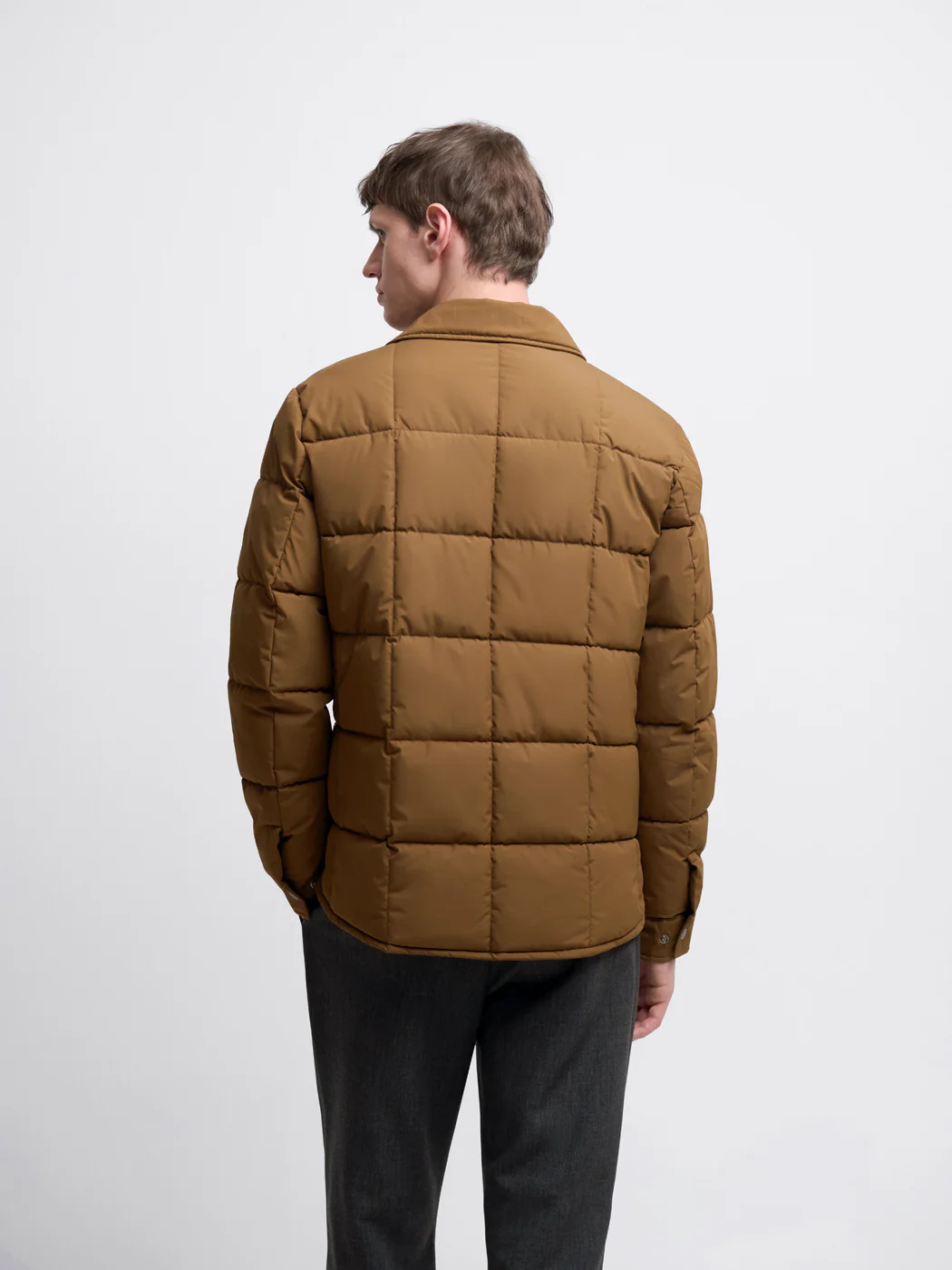 Blouson matelassé col chemise