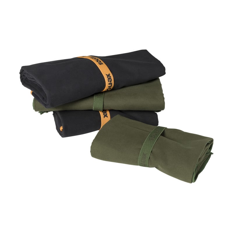 Microvezel handdoek - zwart - 175x110 cm