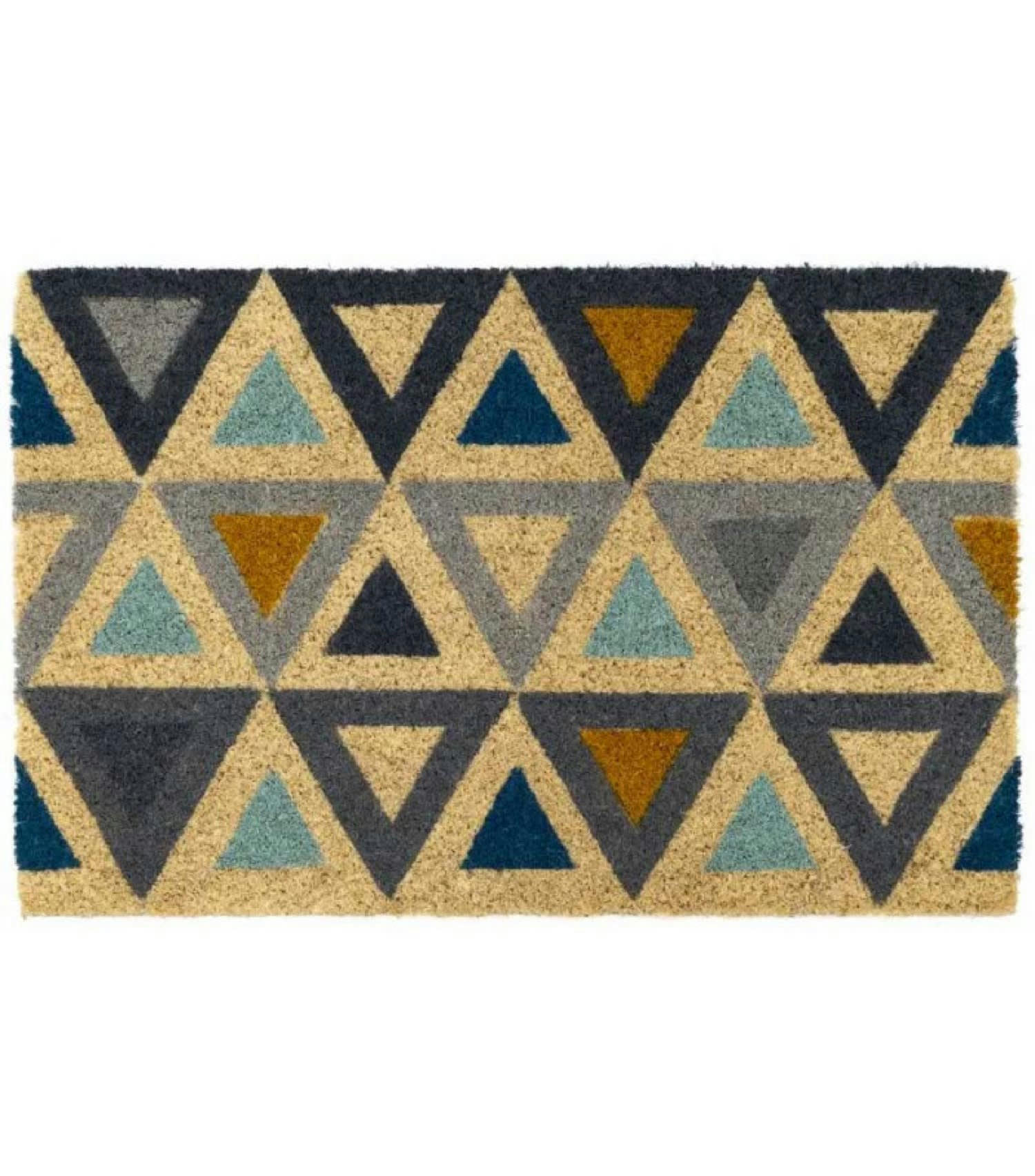 GEO - Paillasson coco multicolore 60x40x1,5cm