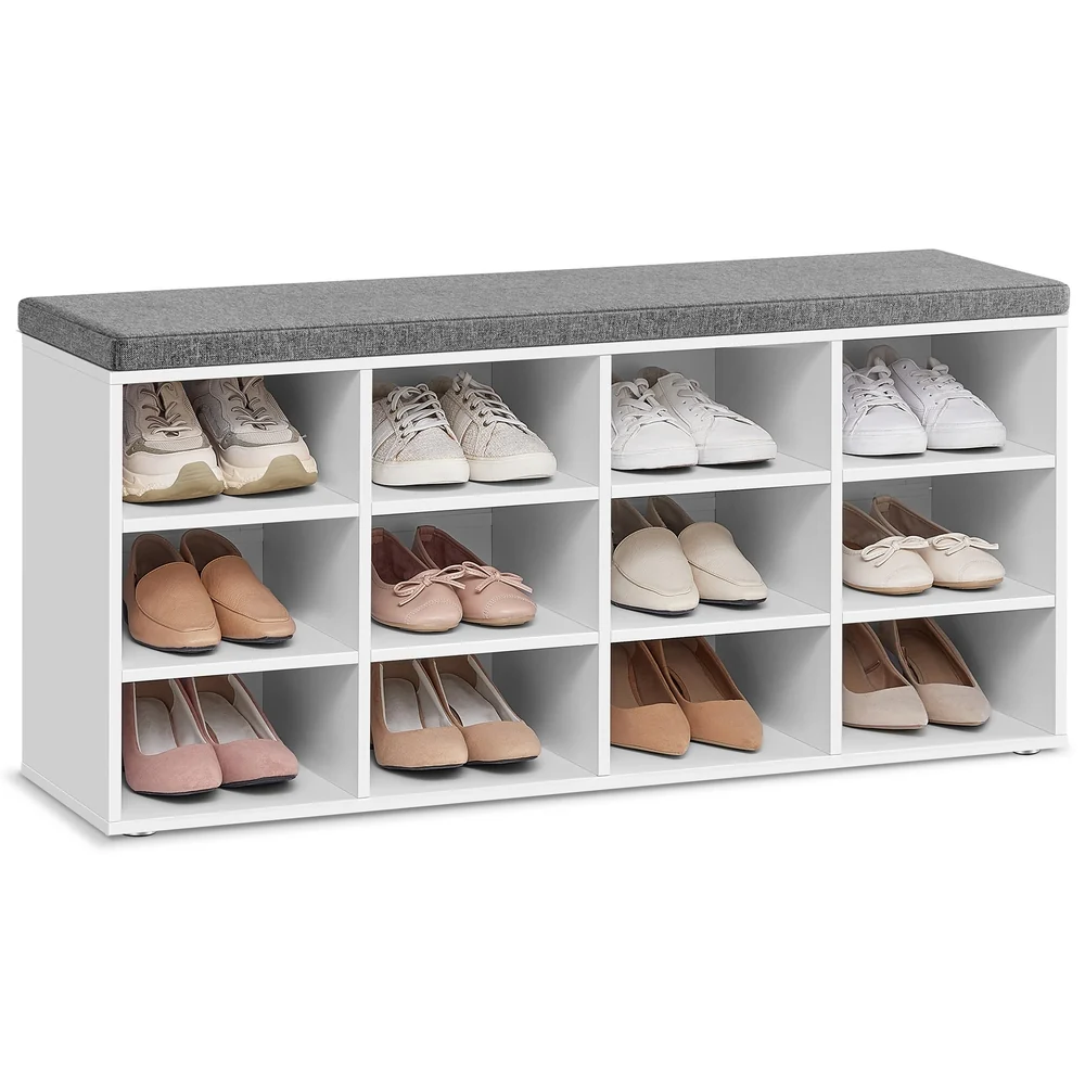 Banc à chaussures 12 compartiments
