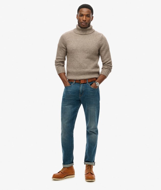 Brushed Roll Neck Jumper