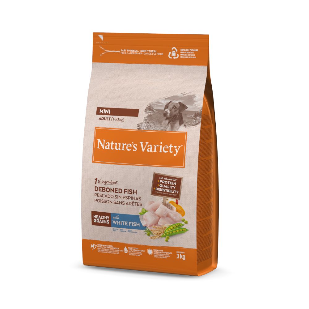 Nature's Variety Healthy Grains Adult Mini White Fish