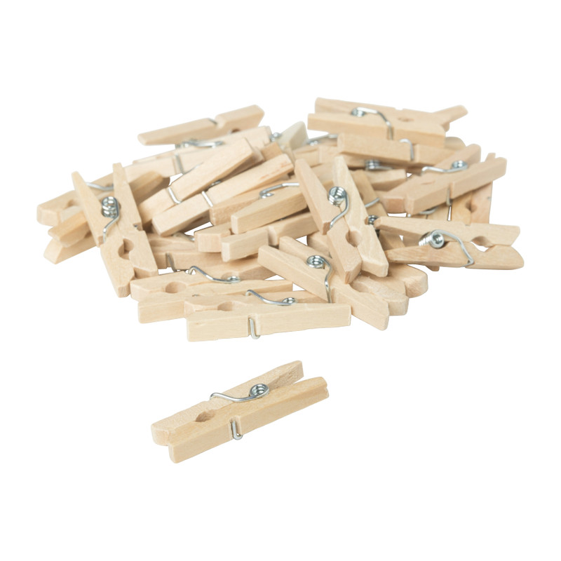 Touw met mini knijpers - 3 meter