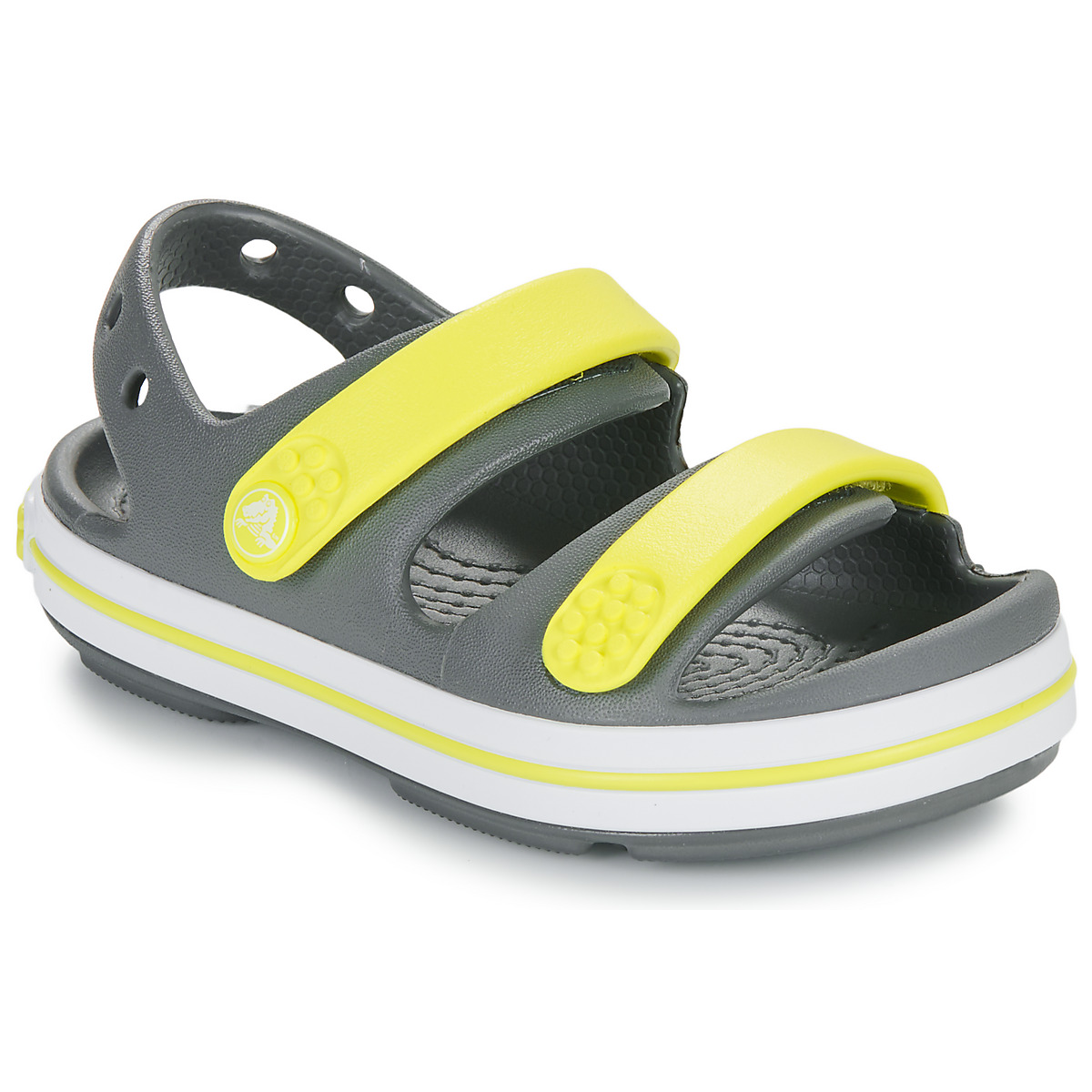 Crocs - Crocband Cruiser Sandal T - Grey / Yellow