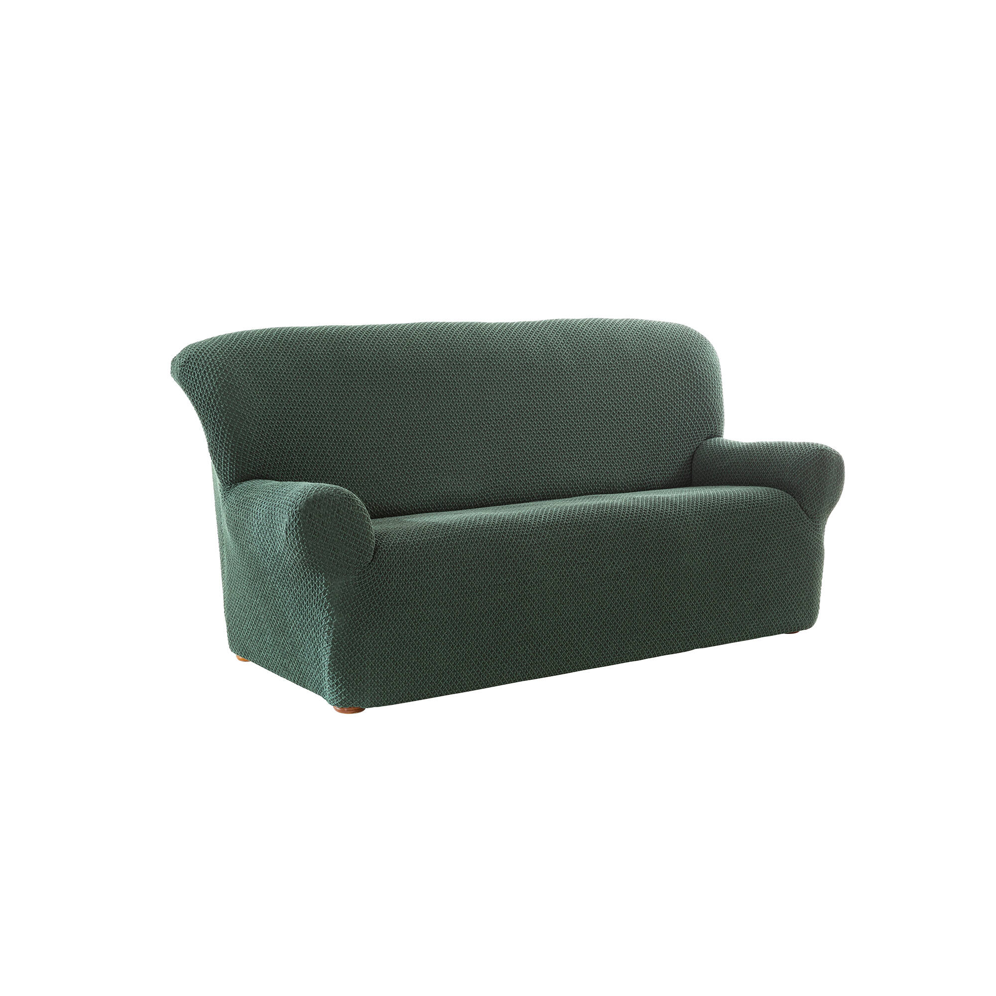 Housse texturée bi-extensible spéciale canapé fauteuil à accoudoirs