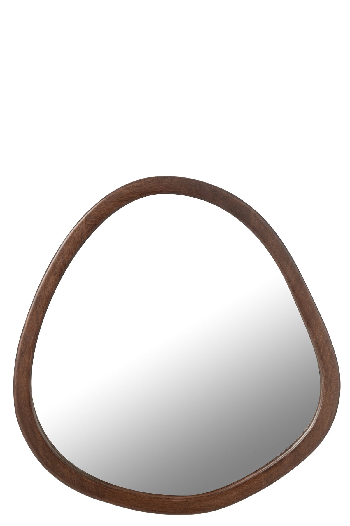 J-Line spiegel Whisp - hout - bruin - large - Ø 59 cm