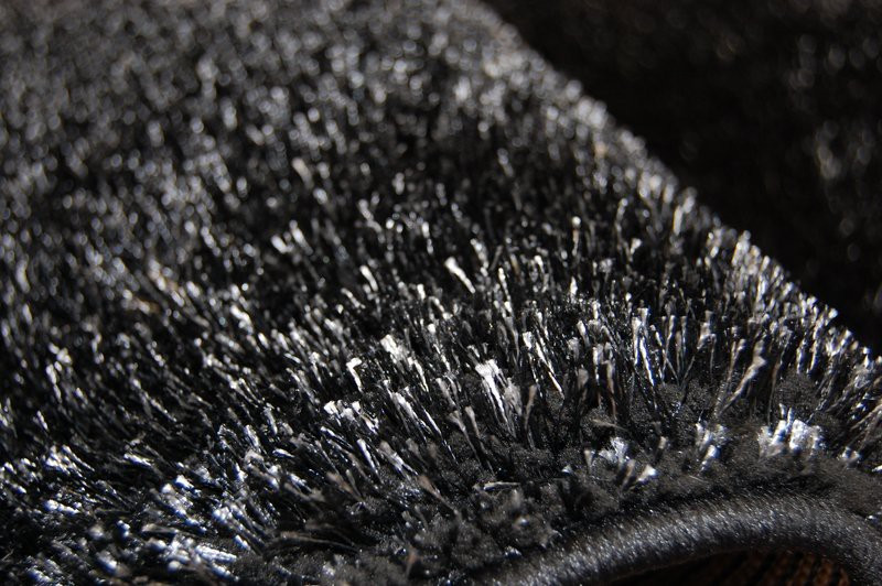 Dywan SHAGGY VERONA black/silver 80x150 cm