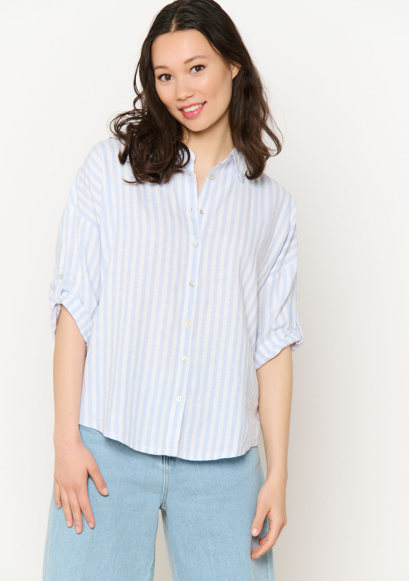 Losvallend gestreept hemd