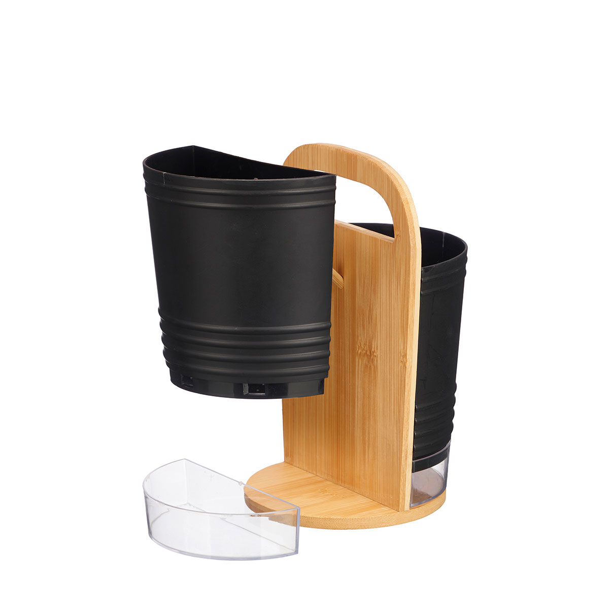 Porta Utensílios Duplo Preto