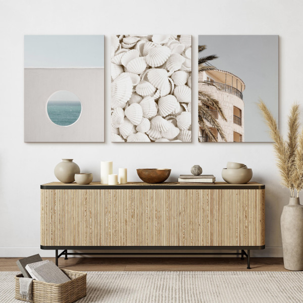 Obrazy Morze Muszle Architektura 3D