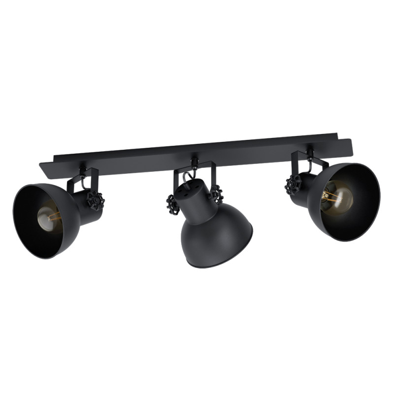 Spot Barnstaple 1 noir E27 3 x 40 W EGLO