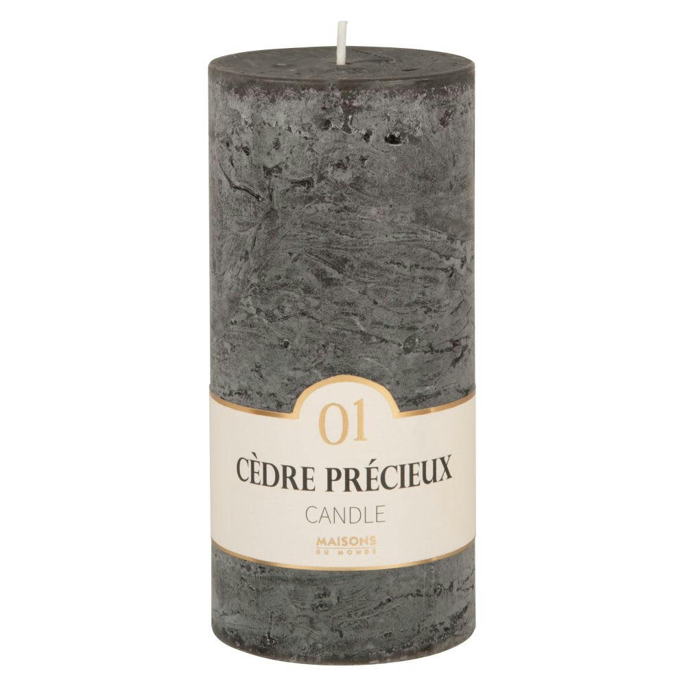COLORAMA - Bougie parfumée gris foncé H15 490 g
