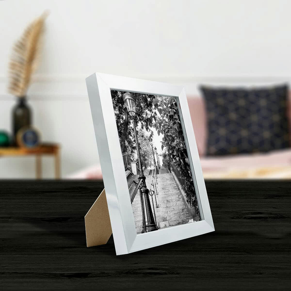 PRECIOUS - Cadre photo acier 13x18 cm résine recyclée