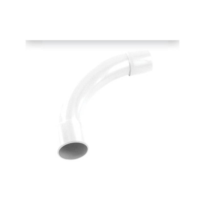 Coude blanc Ø 16 mm 6 pièces REDDY
