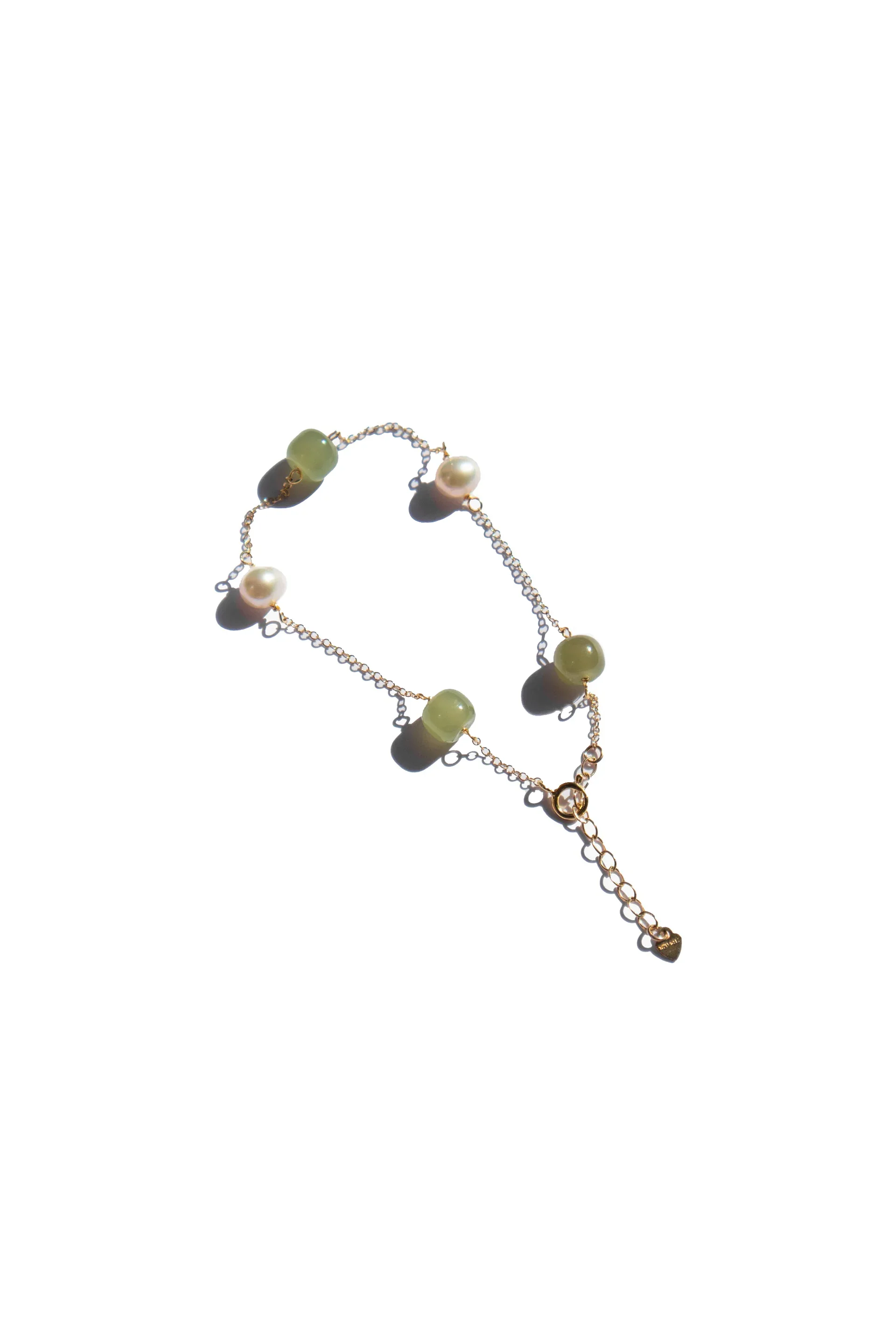 Olivia — Jade Pearl Bracelet