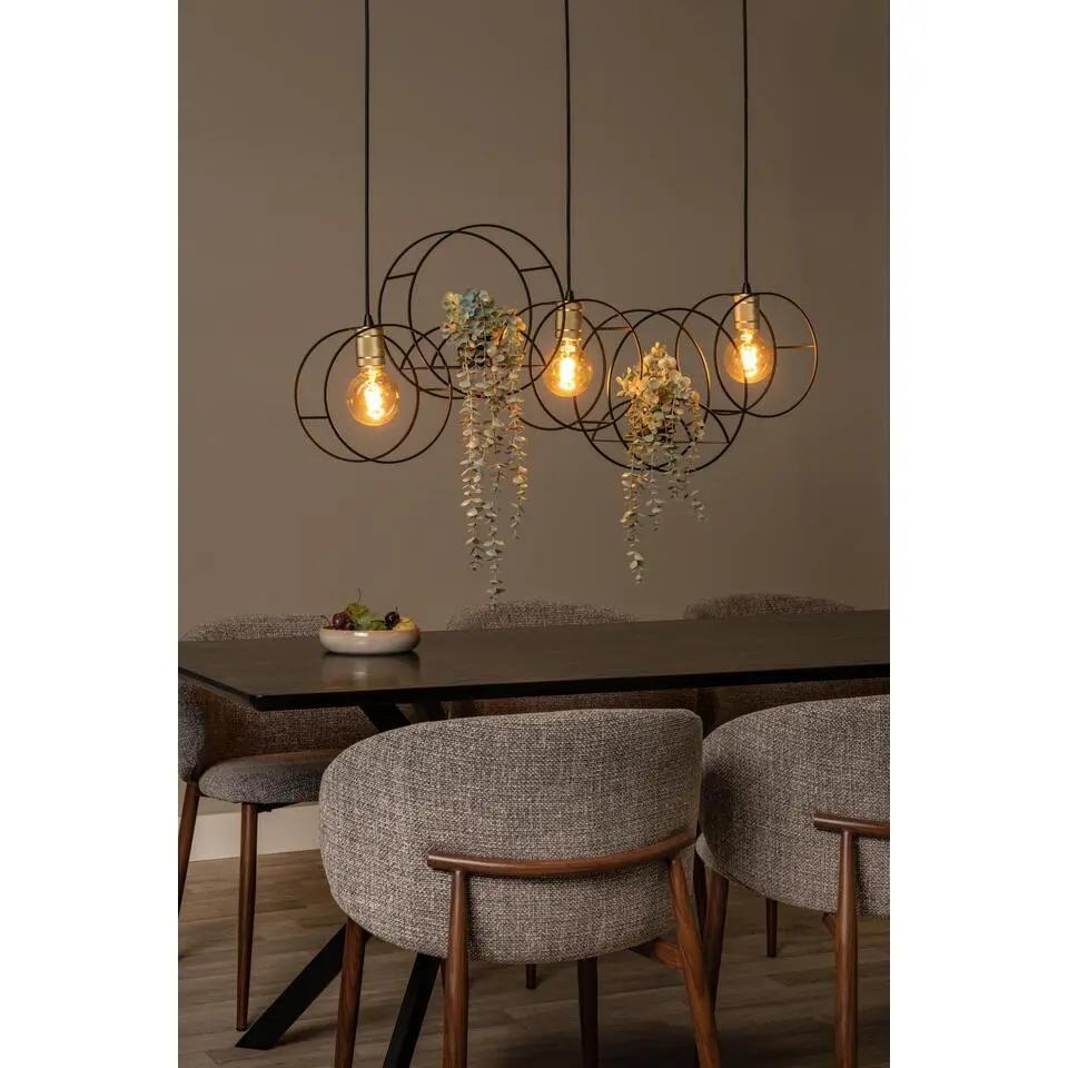 Lucide CIRCLE Hanglamp - Zwart