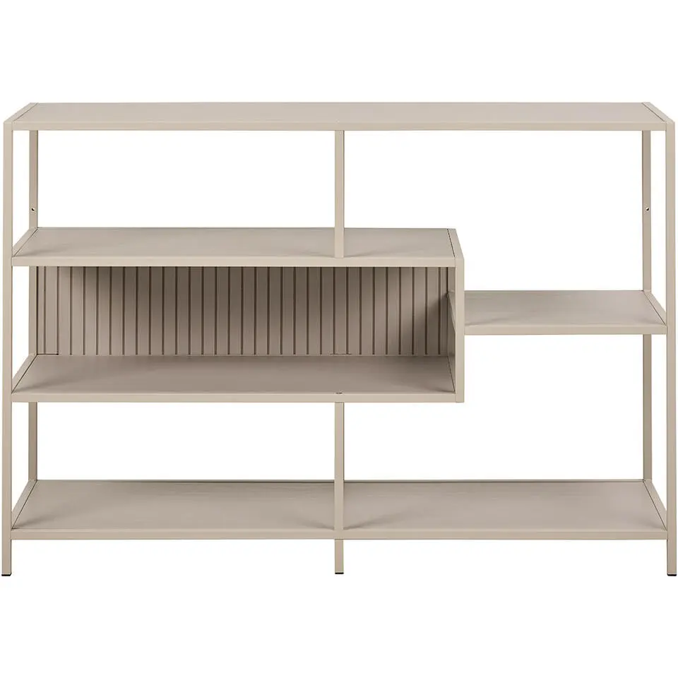 Hioshop Sea wandkast 4 planken grijs