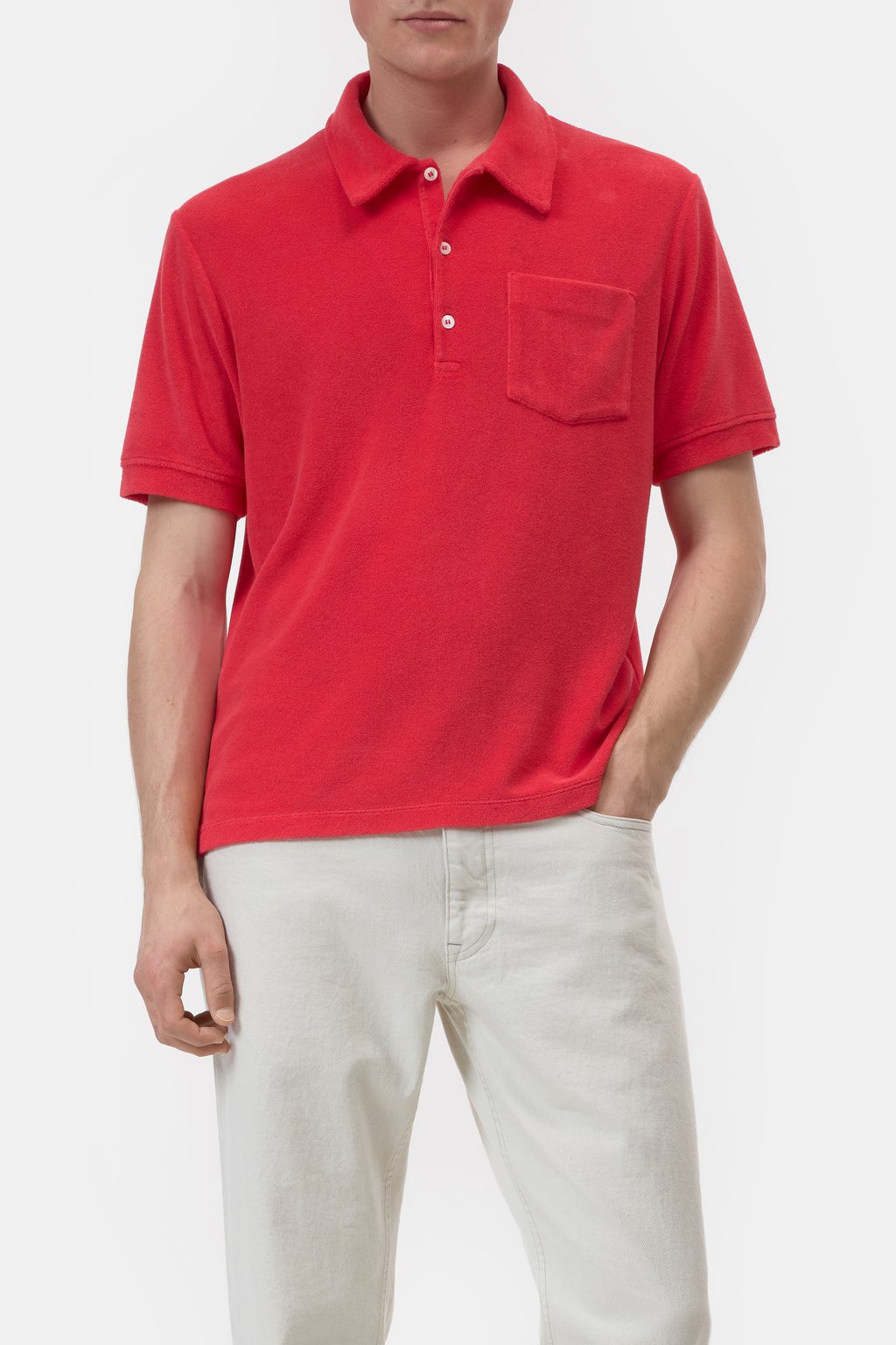 Frottee Shirt aus Baumwoll-Mix