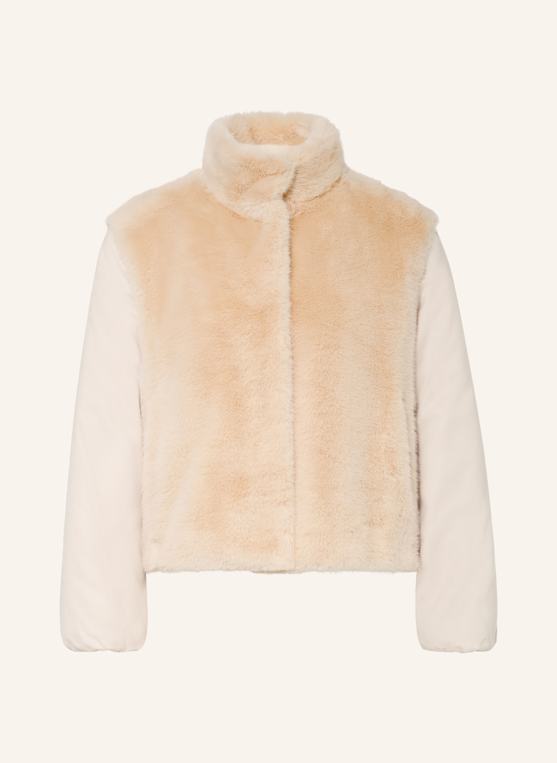 HERNO Kunstfell-Jacke im Materialmix